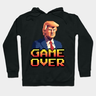 Trump - Game Over 8 Bit Graphic Hoodie